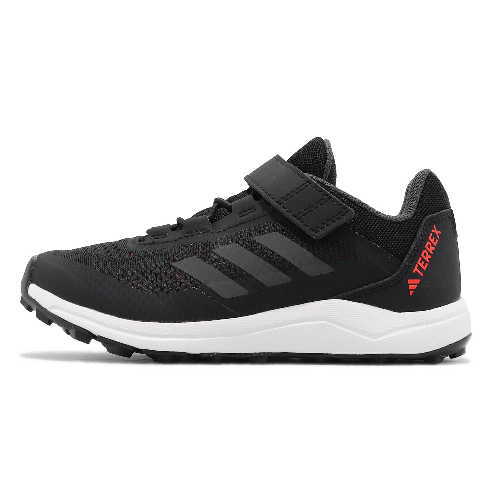 adidas 愛迪達 童鞋 Terrex Agravic Flow CF K 中童 黑 緩衝 運動鞋 小朋友 愛迪達