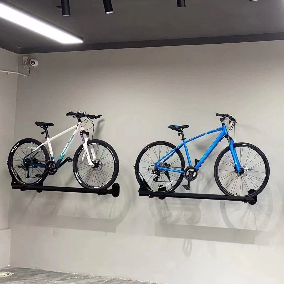 公司貨 免運 超低價 自行車展示架室內墻體壁掛架高碳鋼車店公路車收納架單車停車架 快速發貨