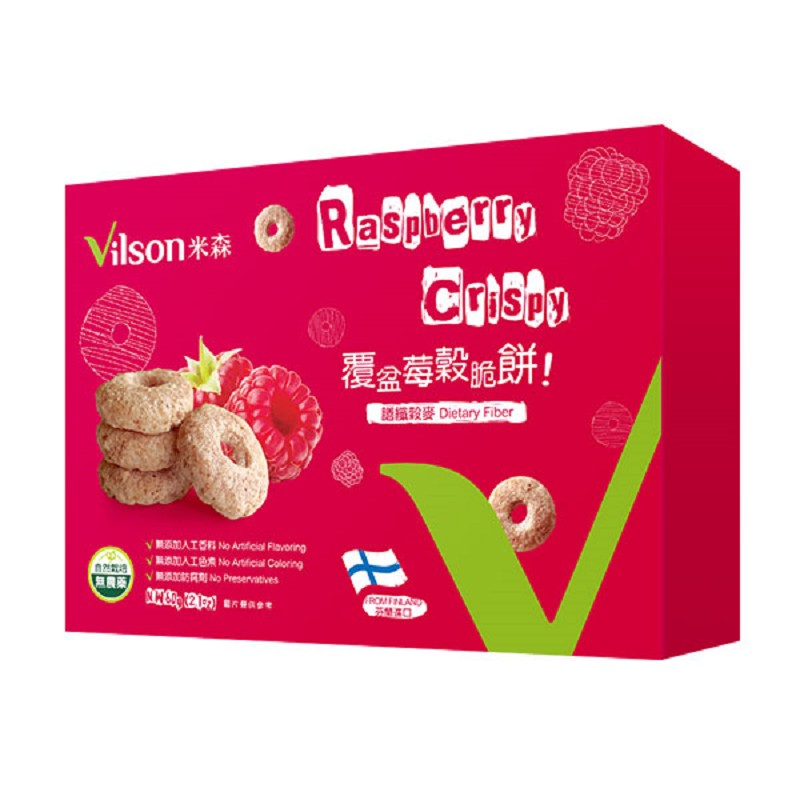 米森-覆盆莓穀脆餅60g