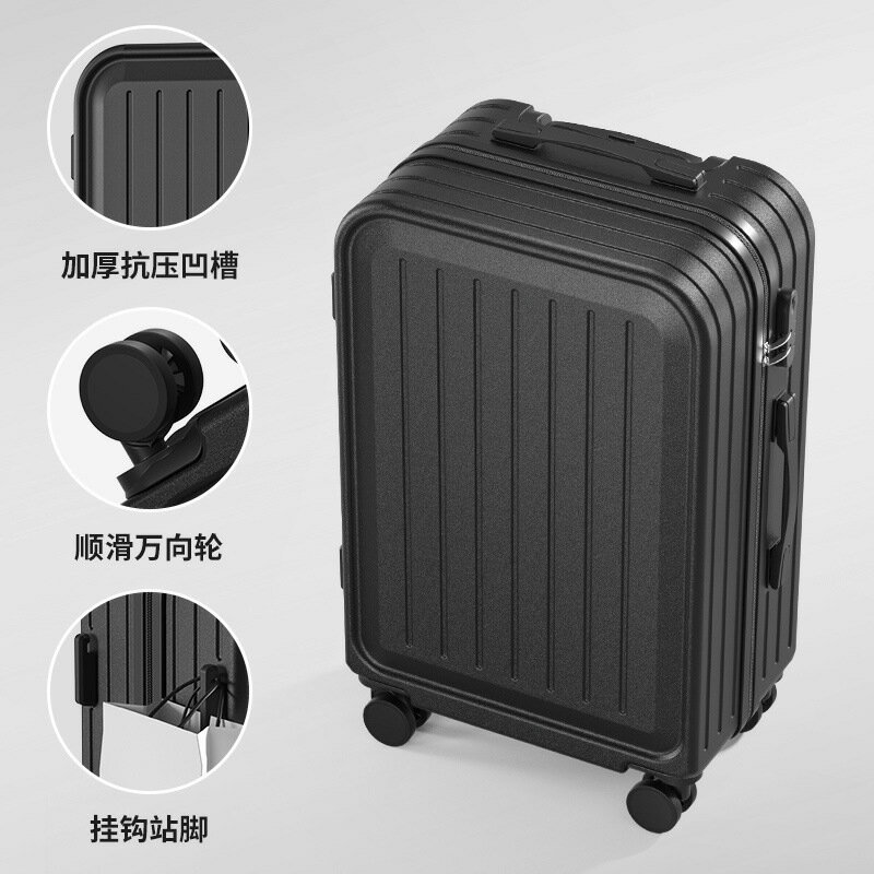 大容量網紅密碼箱包新款登機皮箱子行李箱萬向輪拉桿箱學生旅行箱【Snowbelle優選】