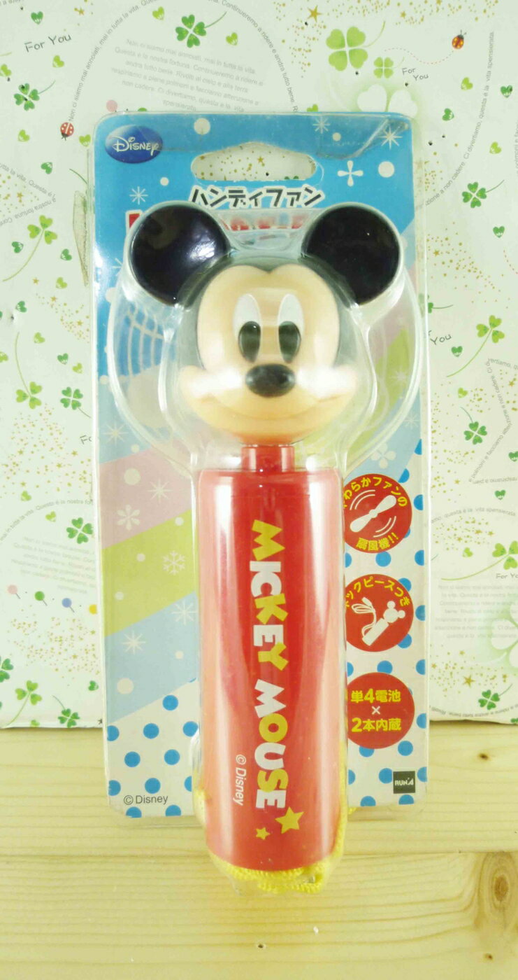 【震撼精品百貨】Micky Mouse 米奇/米妮 攜帶型電扇-紅米奇 震撼日式精品百貨