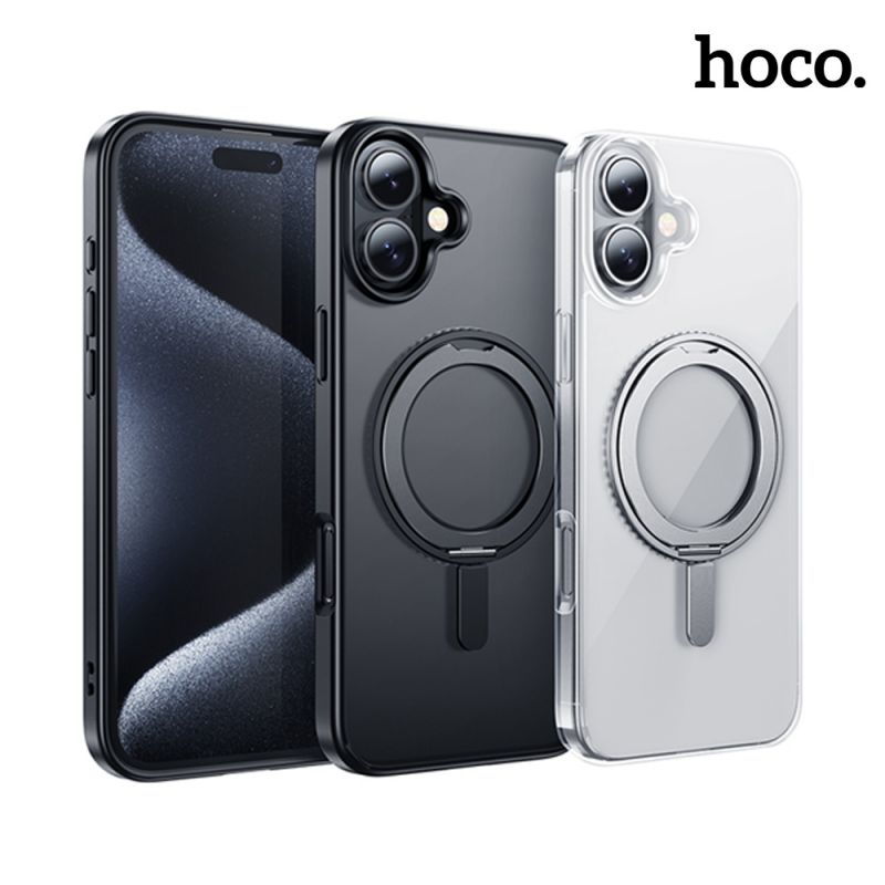 Apple 蘋果 iPhone 16 Plus AS1 旋轉磁吸支點殼 保護殼 磁吸殼 保護套 手機殼 透明殼 hoco