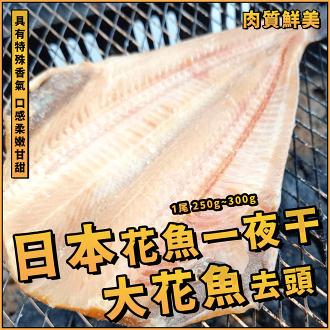 【天天來海鮮】日本花魚一夜干/花魚/1尾 250g~300g/去頭/一夜干/一夜乾/燒烤/烤肉品/中秋/日本料理 【天天來海鮮】日本花魚一夜干/花魚/1尾 250g~300g/去頭/一夜干/一夜乾/燒烤/烤肉品/中秋/日本料理-天天來海鮮-日本商品推薦