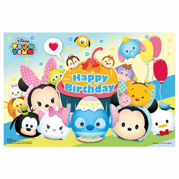 【P2 拼圖】Disney Tsum Tsum 卡片&雙面拼圖36片 HPD036-001