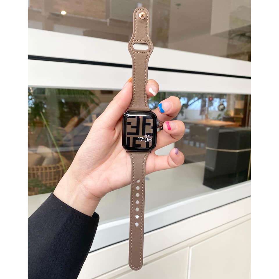 皮革小蠻腰寬版 APPLE WATCH錶帶