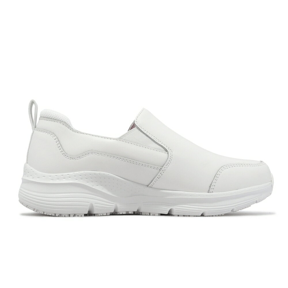Skechers  Arch Fit SR-Lexal 女 全白 足弓支撐 防滑大底 護士鞋 套入式 108190WHT 4