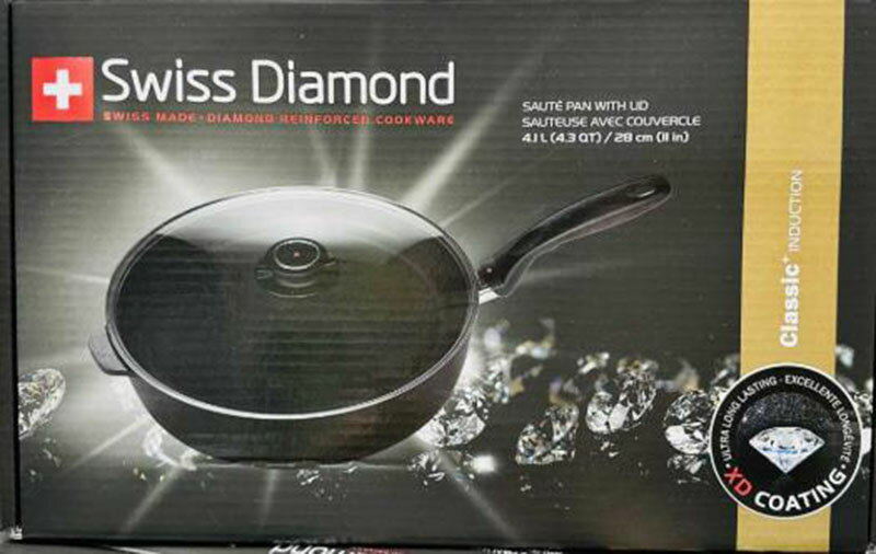 [COSCO代購4] C136969 SWISS DIAMOND 深煎鍋 28公分含蓋