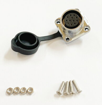 LP-20-J12SX-03-401 LP20型 12pin 四孔母座 焊接式法蘭母插座 CNLINKO 防水連接器(含稅)【佑齊企業 iCmore】