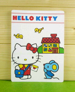 【震撼精品百貨】Hello Kitty 凱蒂貓 卡片-送信 震撼日式精品百貨