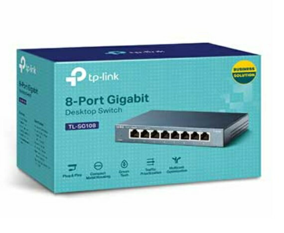 TP-LINK 8埠 專業級Gigabit 網路交換器 TL-SG108 1