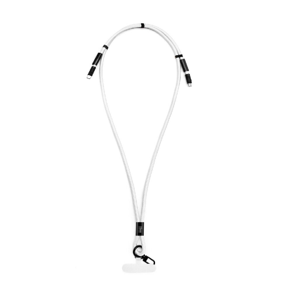 iSee PD快充掛繩 USB-C TO C 2in1 60W 1.5M 強韌夾片 支援資料傳輸 (IC-CC236)【領券滿額再折千12/31止】 0