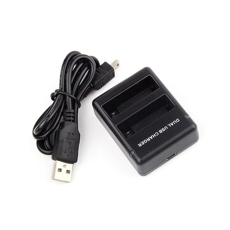 快速出貨 臺灣現貨用於 GoPro Hero 4 AHDBT-401 電池雙插槽充電座的雙 USB 埠充電器
