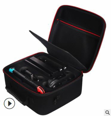 美琪Switch遊戲機套全套配件包主機手把硬盒switch收納包