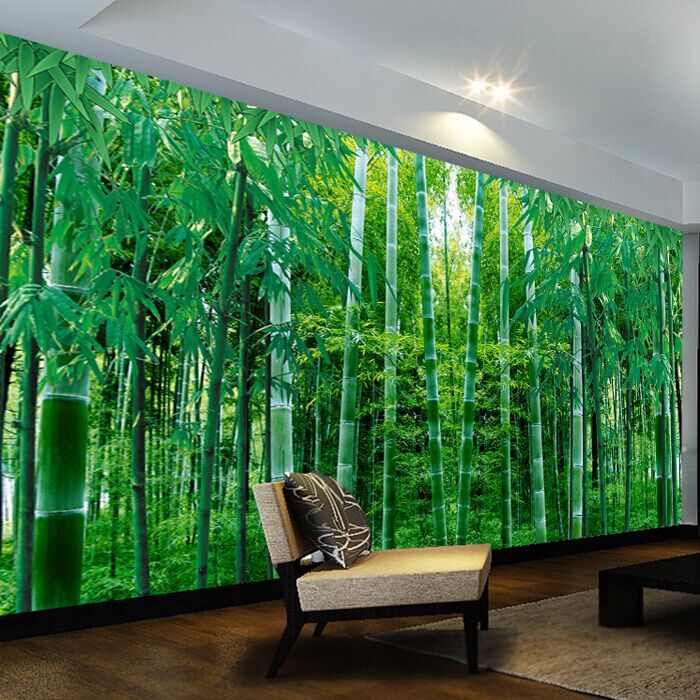 3d電視背景墻壁紙竹林竹子田園自然風景墻紙客廳沙發墻布裝飾壁畫