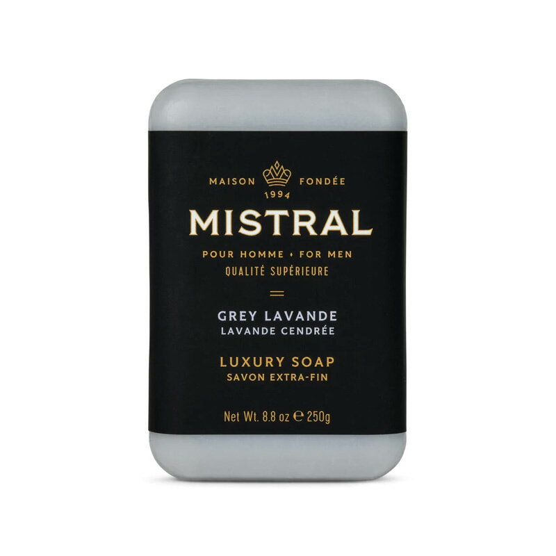 【紳士用品專賣】美國 Mistral - 莊園薰衣草 紳士香氛皂（Grey Lavande）