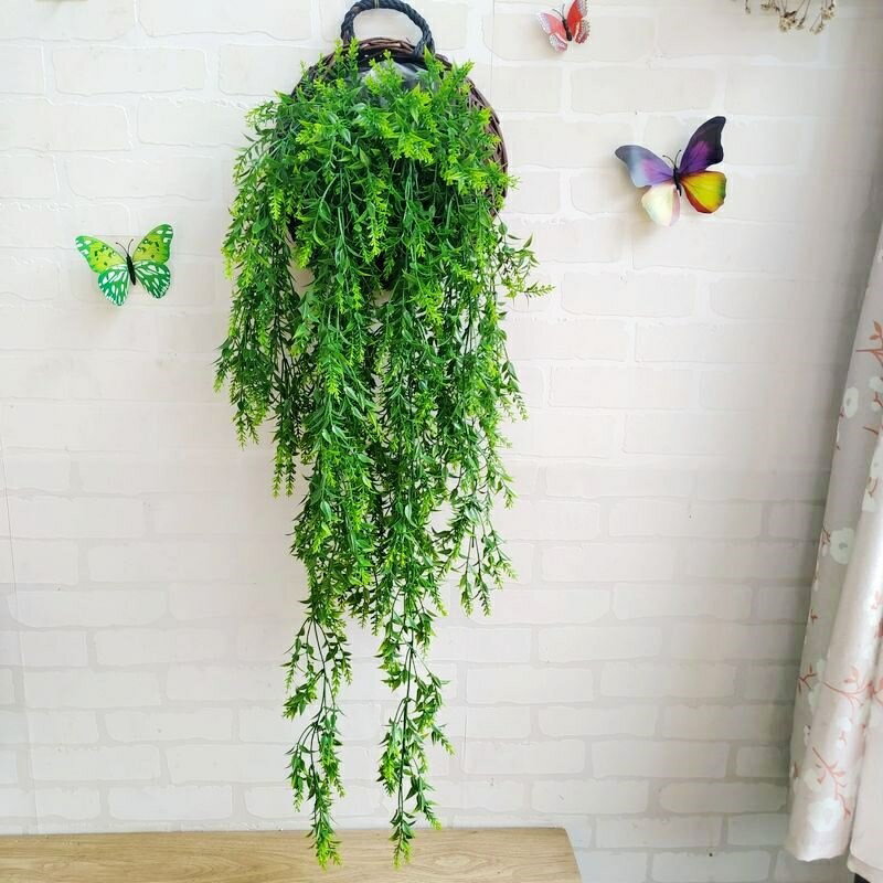 創意客廳陽臺墻面壁掛裝飾垂掛花藤綠植物掛墻花籃花藝墻上的花盆