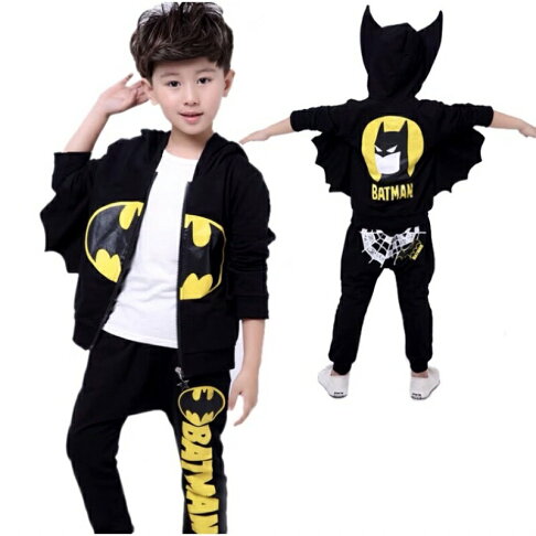 台灣現貨 高雄門市蝙蝠俠 兒童萬聖節服裝 耶誕節衣服兒童 男童蝙蝠俠衣服 蜘蛛人服裝 小孩表表演Cossack套裝 0