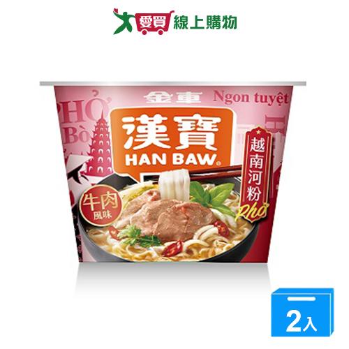 金車漢寶越式牛肉風味河粉72g【兩入組】【愛買】