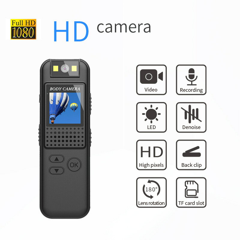 新品攝像機戶外運動DV數碼會議錄音筆相機輕便磁鐵吸背夾帶屏「限時特惠」