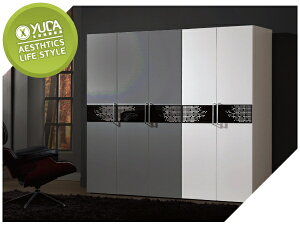 【YUDA】波爾卡 2.7尺 現代 雙吊 衣櫃/衣櫥 J23M 656-2