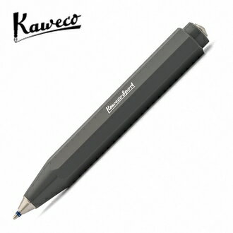 預購商品 德國 KAWECO SKYLINE Sport 系列原子筆 1.0mm 灰色 4250278608750 /支