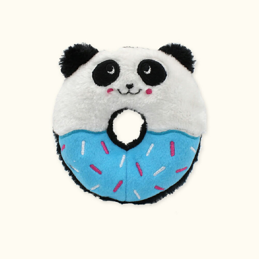 【SofyDOG】ZippyPaws 藍莓醬熊甜甜圈 寵物玩具 有聲玩具 狗玩具