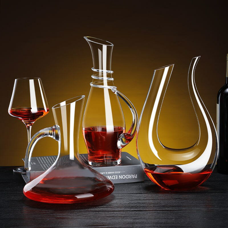 歐式水晶紅酒醒酒器套裝家用玻璃葡萄酒個性創意快速分酒器分酒壺
