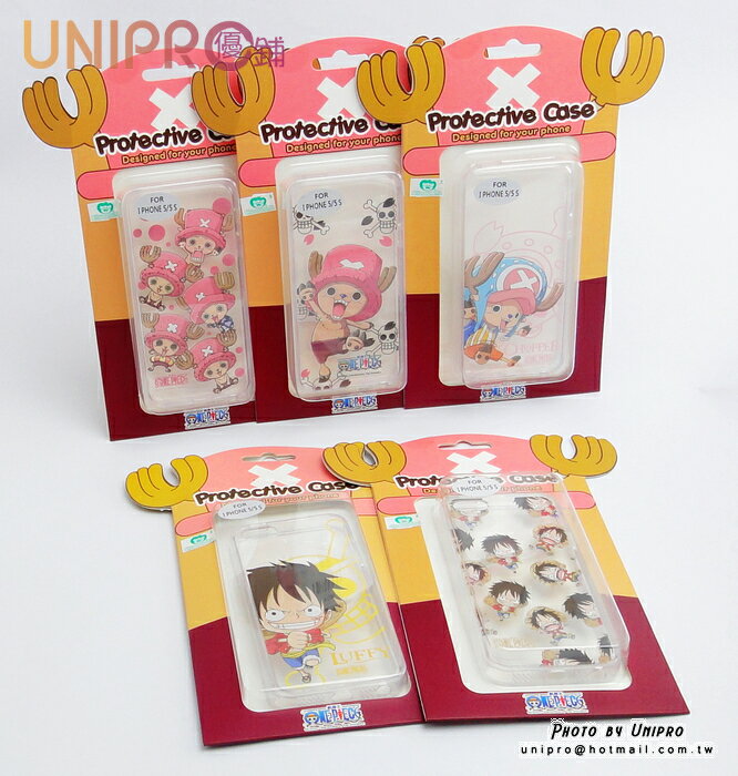 【UNIPRO】 iPhone5 / 5s 航海王 One Piece 手機殼 TPU 保護套 海賊王 魯夫 索隆