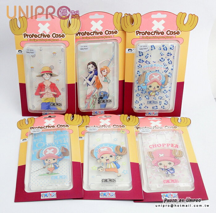 【UNIPRO】三星 Note4 航海王 海賊王 One Piece 手機殼 透明 軟殼 TPU 保護套