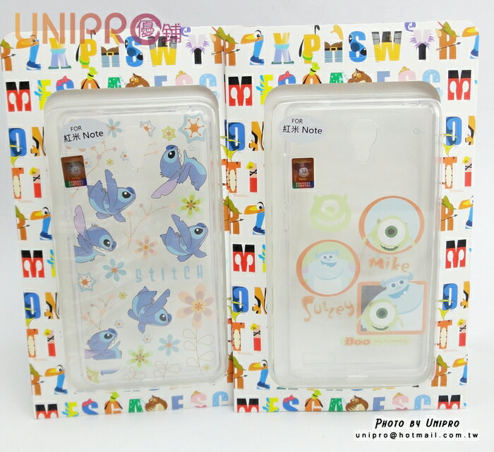 【UNIPRO】小米 紅米 NOTE 迪士尼卡通 米奇 怪獸大學 玩具總動員 小熊維尼 透明 TPU 手機殼 保護套
