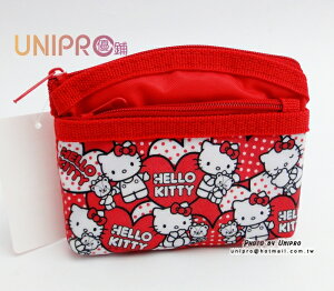 UNIPRO 三麗鷗授權 Hello Kitty 40th 紀念版 雙層零錢包 小包 隨身包