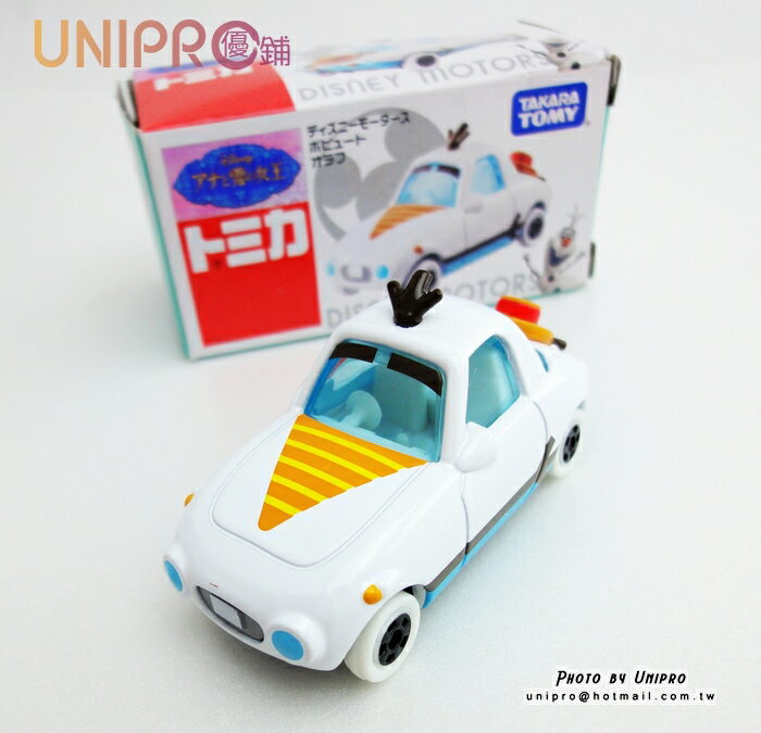 【UNIPRO】TAKARA TOMY 多美小汽車 Dream Tomica 冰雪奇緣 小車 雪寶小汽車玩具車 模型車 OLAF