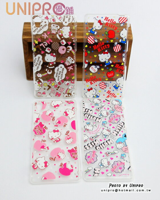 【UNIPRO】iPhone6 Plus 5.5吋 Hello Kitty 凱蒂貓 滿版 透明 TPU 手機殼 保護套
