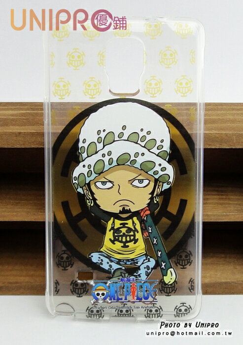 【UNIPRO】三星 NOTE4 SM-N910 航海王 羅 LAW 透明TPU 手機殼 保護套 One Piece