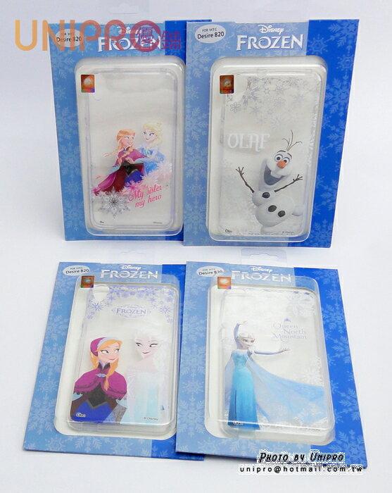 【UNIPRO】HTC Desire 820 冰雪奇緣 FROZEN TPU透明 手機殼 保護套 ELSA 雪寶 安娜