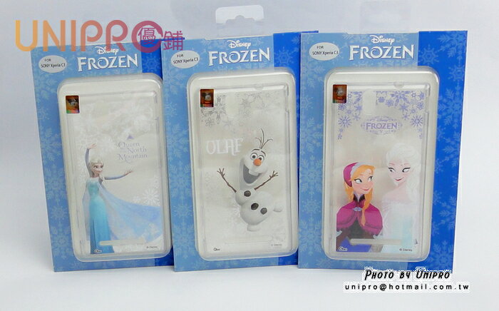 【UNIPRO】SONY Xperia C3 D2533 冰雪奇緣 FROZEN TPU手機殼 雪寶 ELSA 安娜