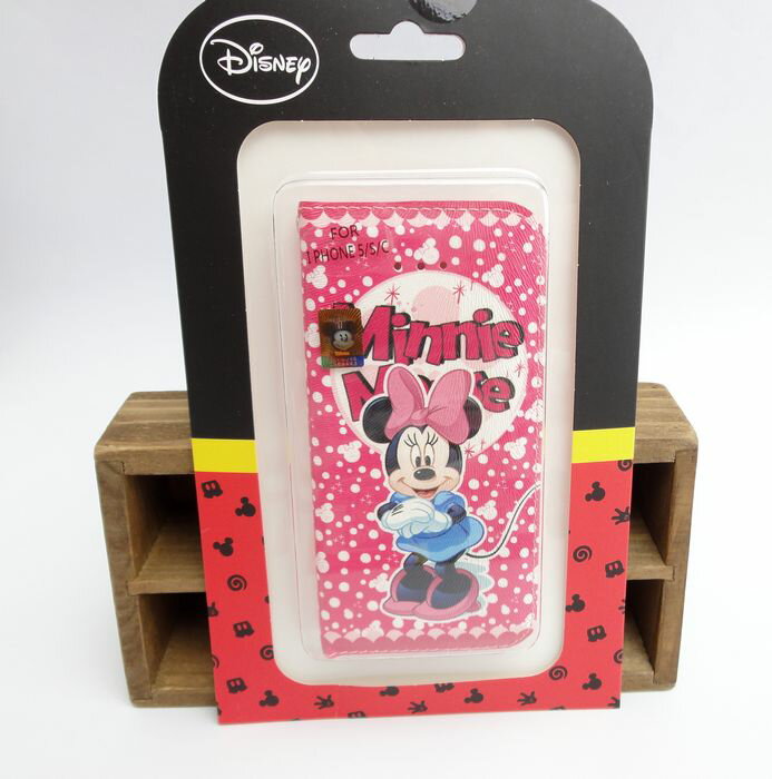 【UNIPRO】iPhone 5 5S 迪士尼 米妮 Minnie Mouse 手機保護套 皮套 正版授權