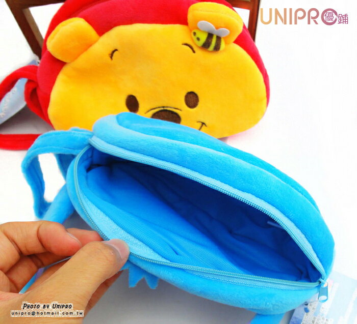 【UNIPRO】迪士尼 史迪奇 小熊維尼 橢圓 手提 化妝包 萬用包 2