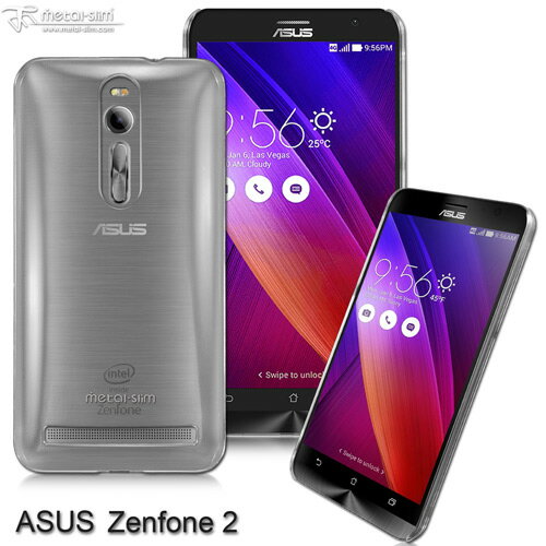UNIPRO【ZF21】Metal-Slim 華碩 ZenFone2 5.5吋高抗刮PC透明系列保護殼 奈米防刮塗層