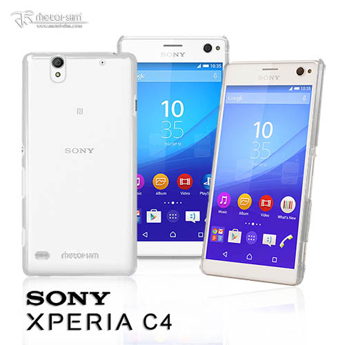【UNIPRO】Metal-Slim SONY Xperia C4 高抗刮PC透明系列保護殼 3.5~4H E5353