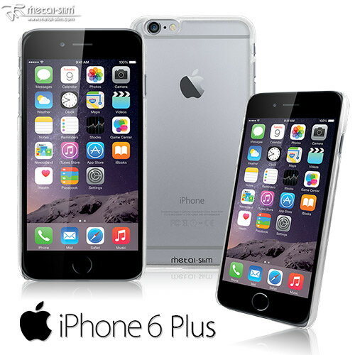 UNIPRO【i609】Metal-Slim Apple iPhone6 PLUS 5.5吋 透明 抗刮 新型保護殼 送保護貼
