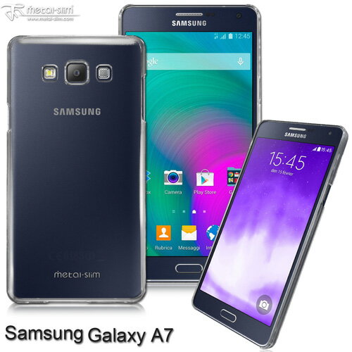 【UNIPRO】Metal-Slim Samsung Galaxy A7 高抗刮PC透明系列保護殼 A700 加高設計