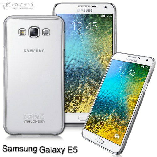 【UNIPRO】Metal-Slim Samsung Galaxy E5高抗刮PC透明系列保護殼 加高設計