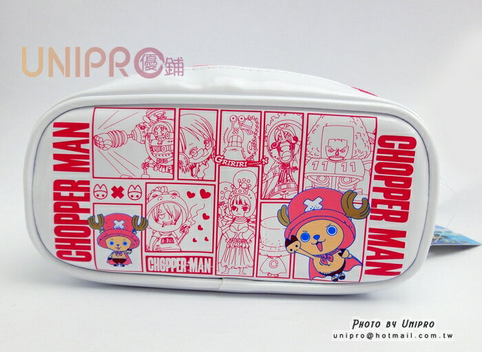 【UNIPRO】海賊王 One Piece 喬巴 方型筆袋 萬用包 鉛筆盒 開學用品 正版 麋鹿