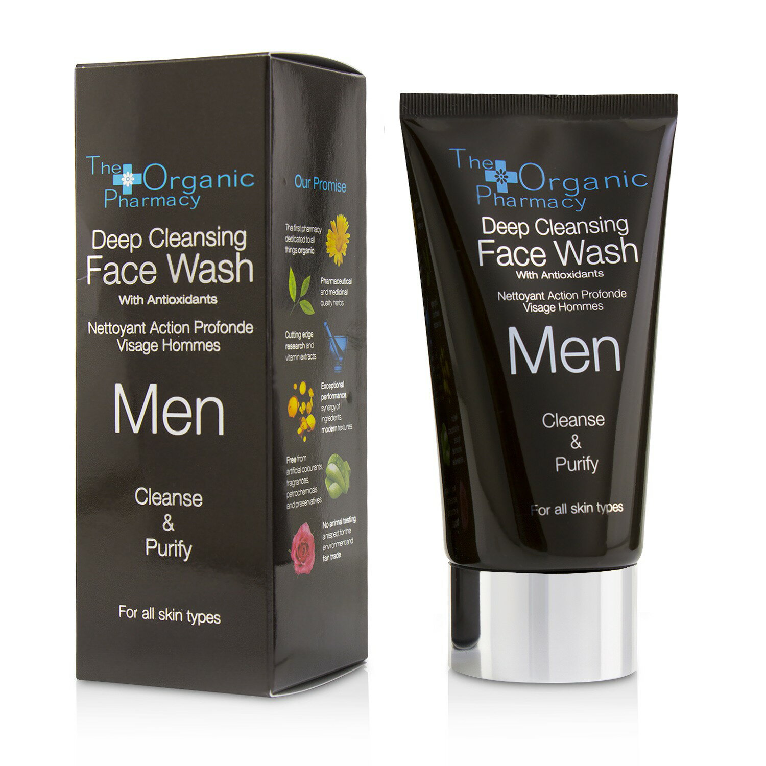 歐佳妮 The Organic Pharmacy - 男士深層清潔淨洗面乳 Men Deep Cleansing Face Wash - 清潔和淨化