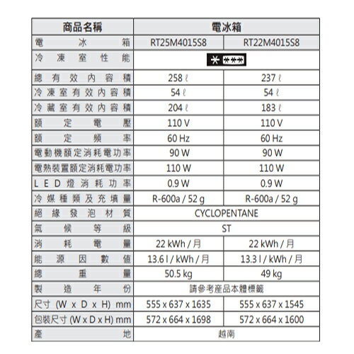 SAMSUNG三星237L極簡雙門系列冰箱RT22M4015S8/TW_含配送+安裝【愛買】 4