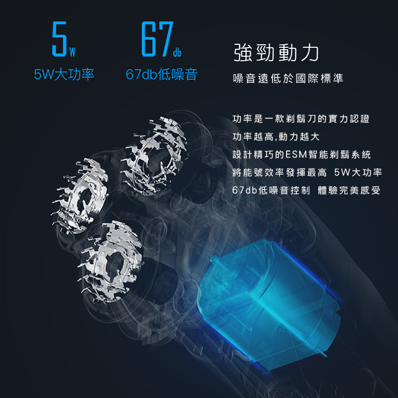 【小米有品】ENCHEN３代映趣刮鬍刀 電鬍刀 刮鬍刀 電動刮鬍刀 剃鬚刀 米家 小米 便攜充電式 屏幕顯示 5