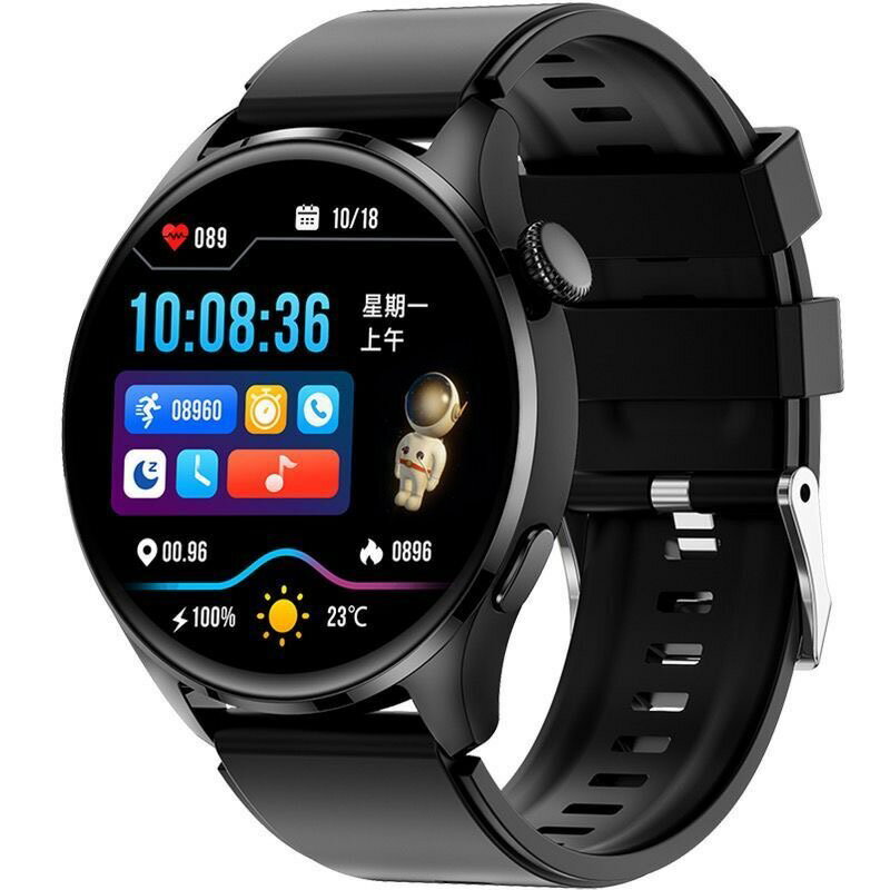 邁維思 新款GT3智能手表watch3華強北GT4pro頂配黑科技藍牙高清屏測血壓心率血氧血糖多功能成人手表