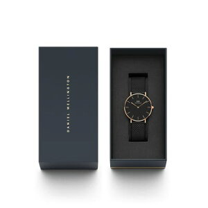 帝安諾-實體店面 Daniel Wellington DW 米蘭 黑錶帶 黑面 手錶 36MM DW00100307【APP下單享4%點數】