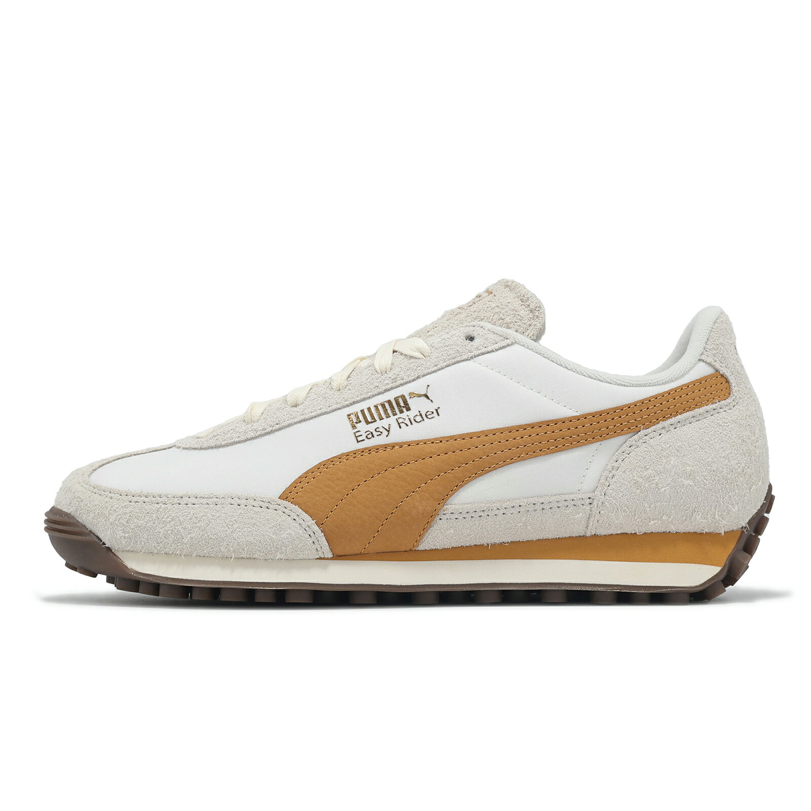 Puma 休閒鞋 Easy Rider Nylon 男鞋 女鞋 白 土黃 復古 膠底 麂皮 尼龍 39966102